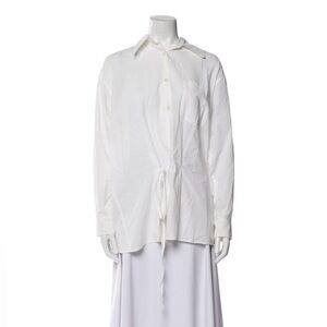 Ann Demeulemeeser Button-Down in White